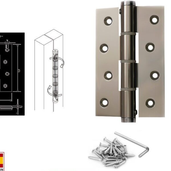 Effortless Door Control: Self Closing Spring Hinges (5")