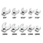 3/8" Dr. Crowfoot Wrench Set