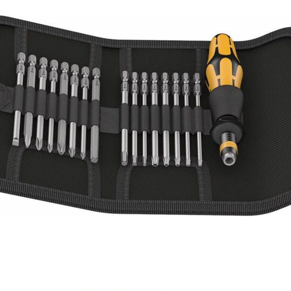 Wera 17pc 1/4" Bit Screwdriver Set: Versatility & Comfort