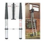 3.8m Aluminium Telescopic Ladder for easy access