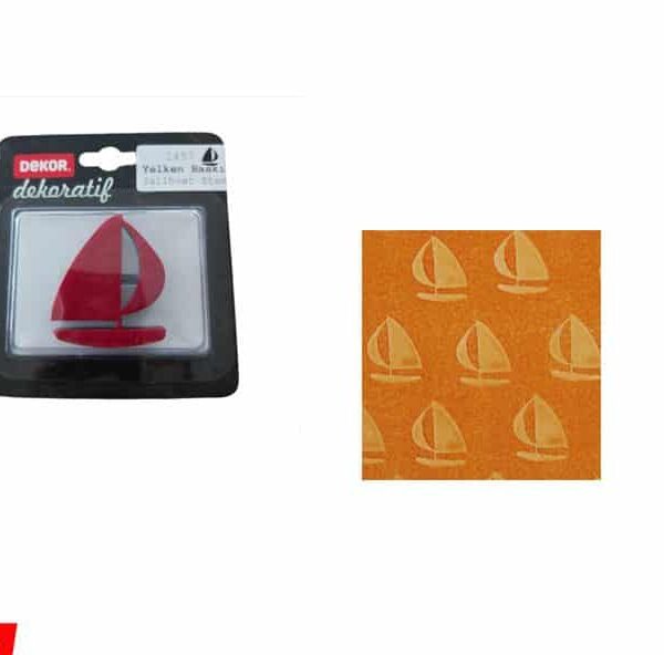 Sailboat Design Effect Stamp