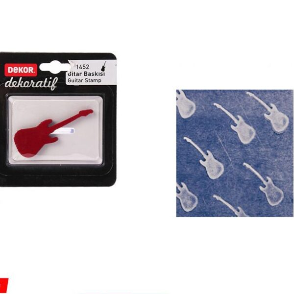 Guitar Design Effect Stamp