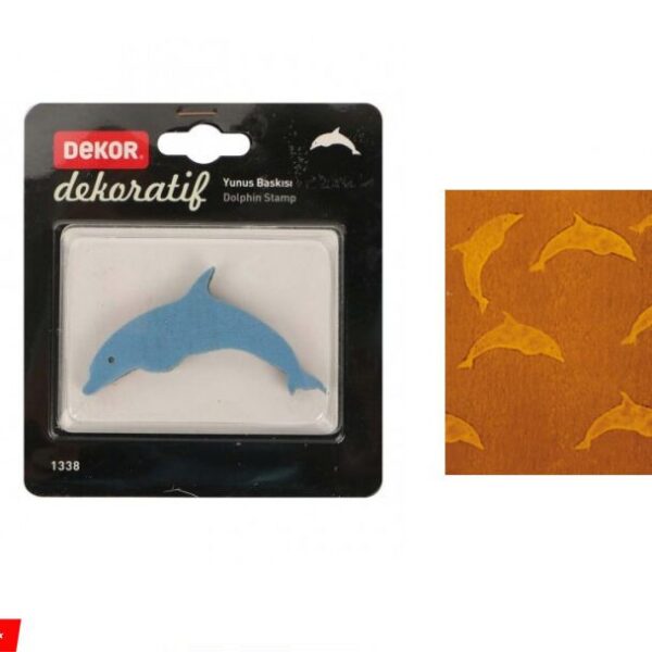 Dolphin Design Effect Stamp