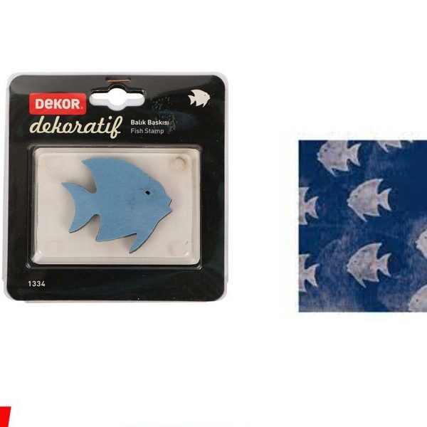 Fish Design Effect Stamp