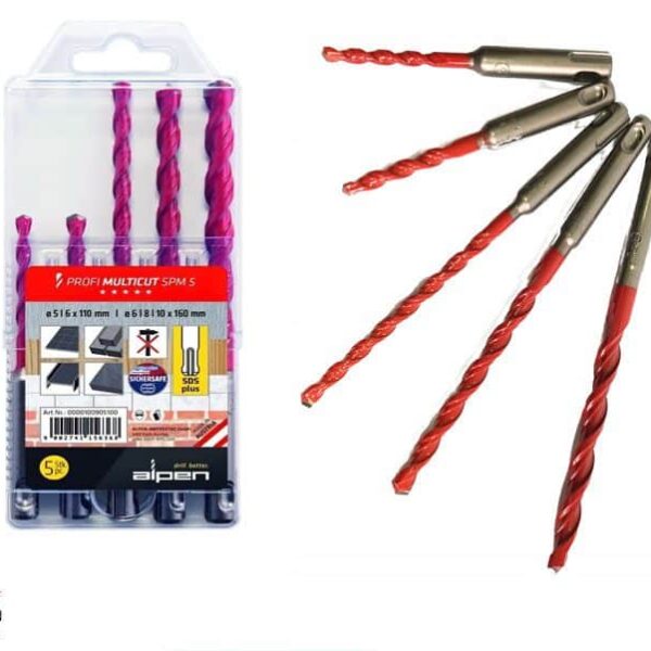 Multi Cut Drill Bit Set SDS+