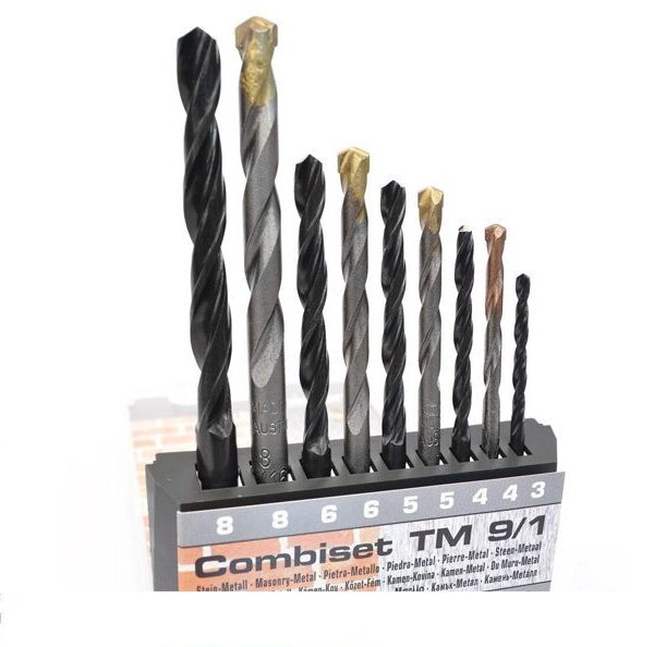 HSS & Masonry Drill Bit Set