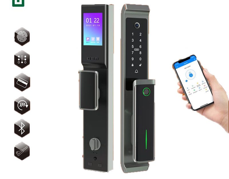Smart door lock, fingerprint scanner door lock, keypad door lock, Wi-Fi door lock, aluminium door lock