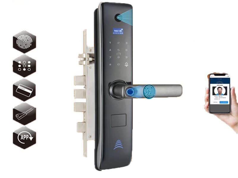 Smart door lock, Wi-Fi door lock, app controlled door lock