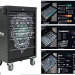 tool trolley with tools