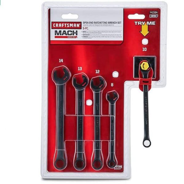 Open End Ratcheting Wrench Set