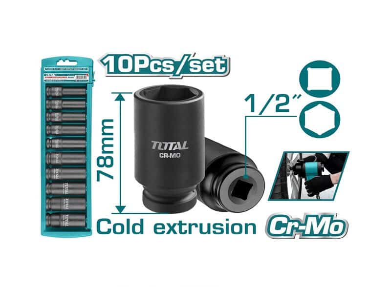 total thkisd12102l Deep Impact Socket Set - Image 1