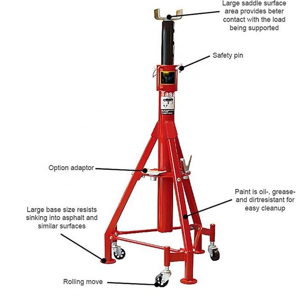 Big Red Heavy Duty Vehicle Support Stand