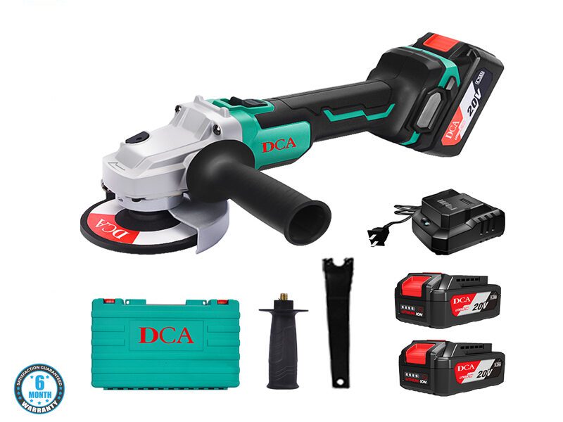 dca120 DCA 20V Brushless Angle Grinder - Image 1