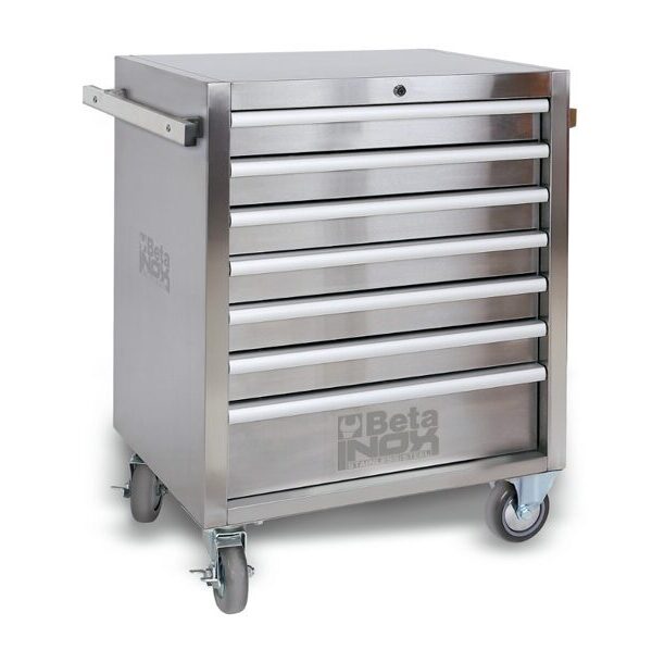 beta stainless steel tool trolley