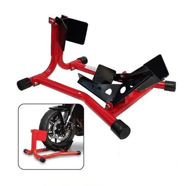 Big Red Motorcycle Stand