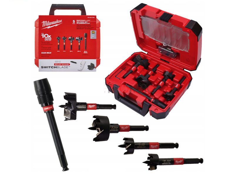 milwaukee 49225100 Milwaukee Self Feed Forstner Bit Set - Image 1