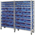 mobile storage rack with wheels shelving