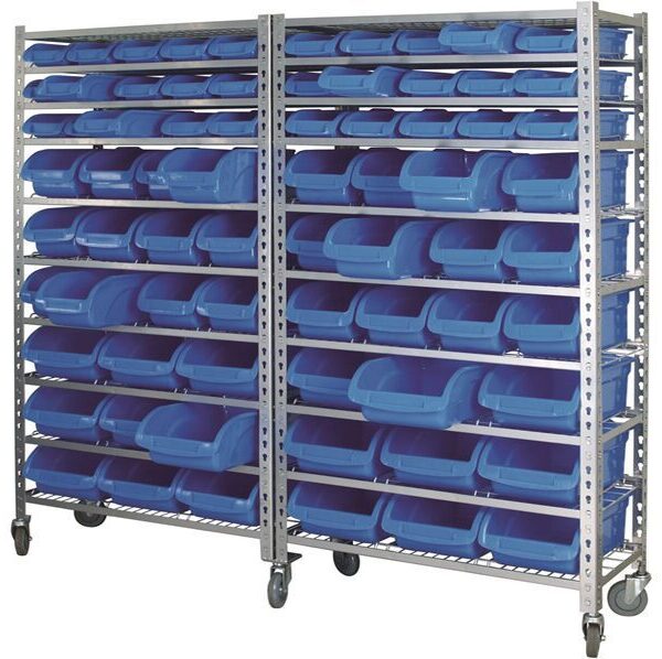 mobile storage rack with wheels shelving