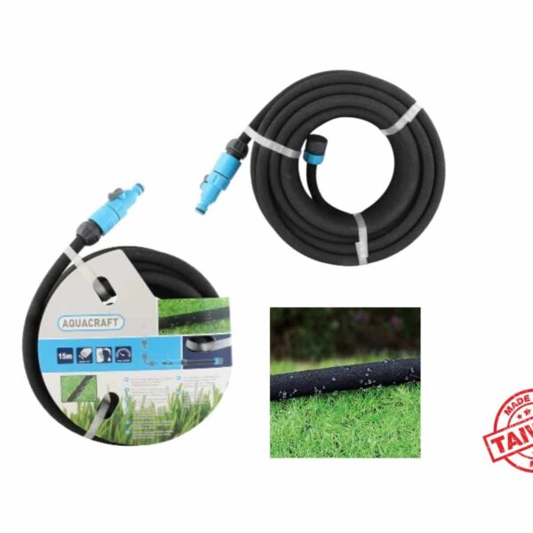 Water-Efficient Soaker Hose for Gardens