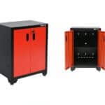 2 door workshop cabinet shelves