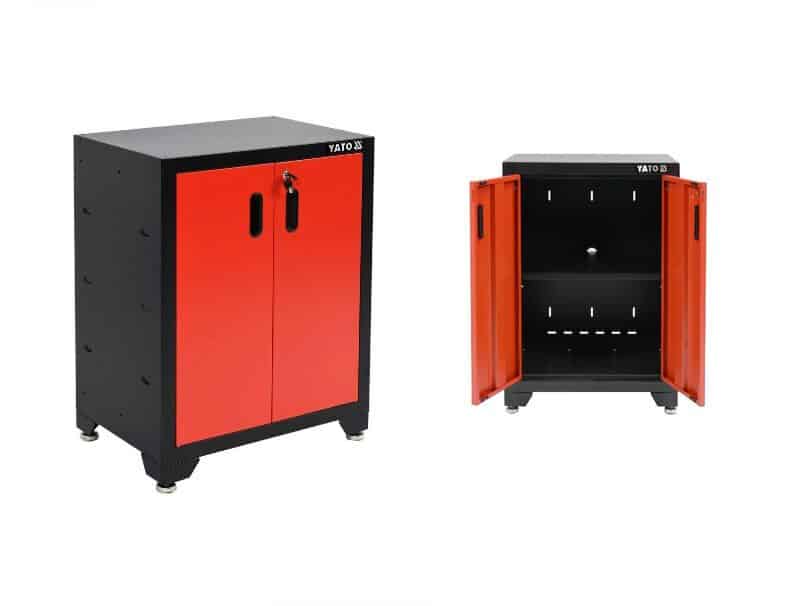 2 door workshop cabinet shelves