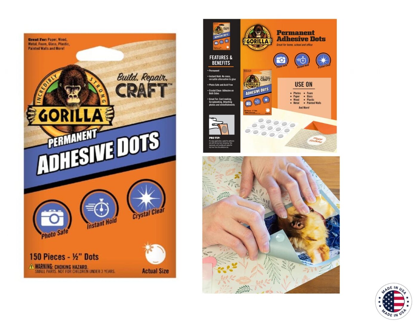 g8 Permanent Adhesive Dots