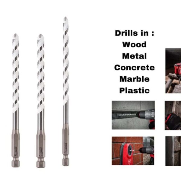 Milwaukee Multi Material Drill Bit Set