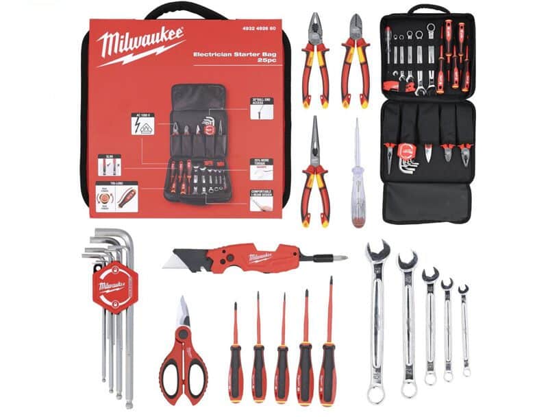 milwaukee 4932492660 Milwaukee Electrician Starter Tool Bag - Image 1