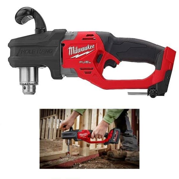 Milwaukee M18 1/2″ Right Angle Drill - Cordless Right Angle Drill