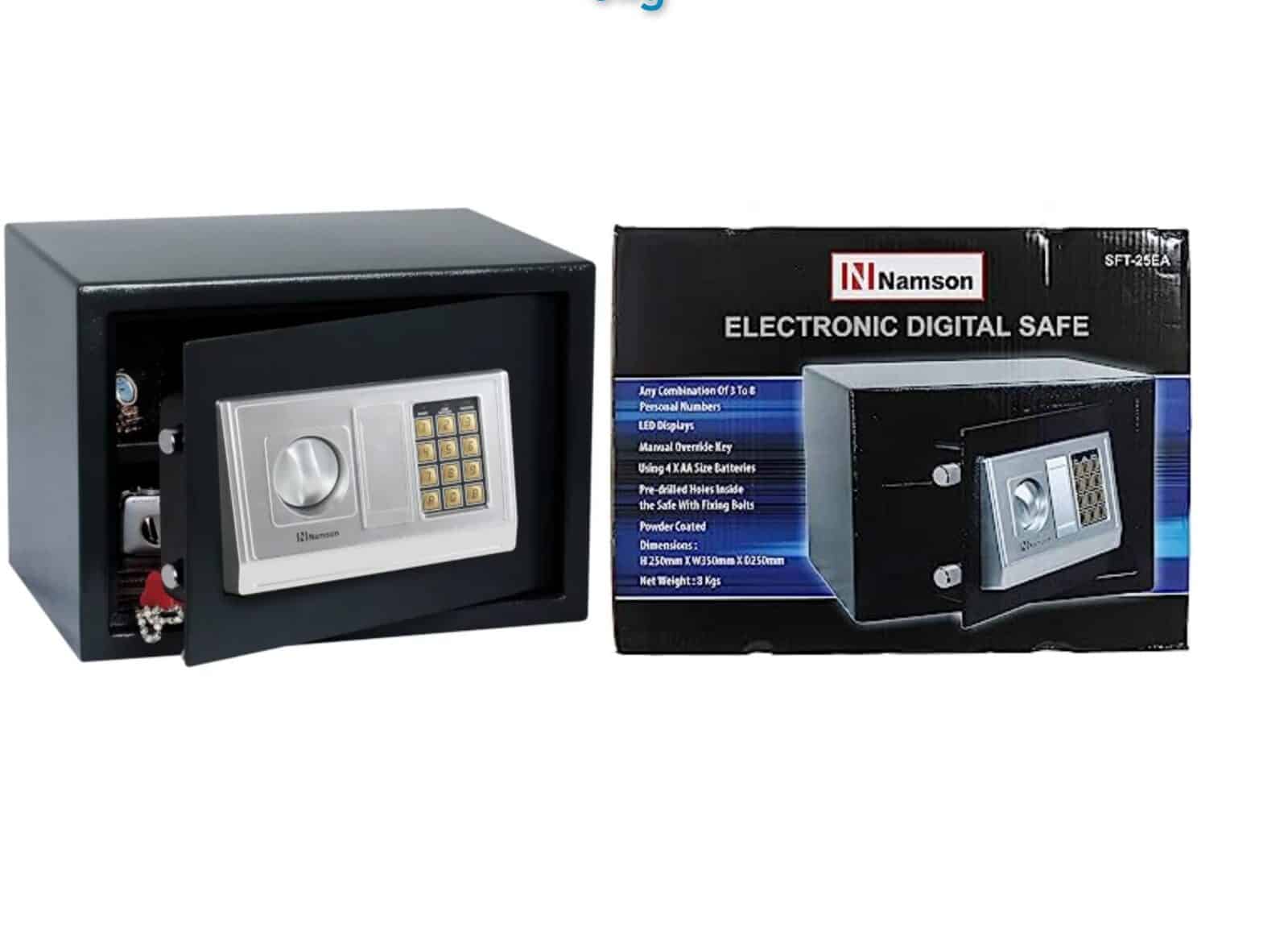 electronic digital safe compact