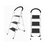 Compact 3-Step Foldable Steel Ladder by Namson