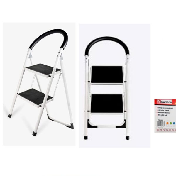 Durable 2-Step Namson Steel Ladder for Home Use