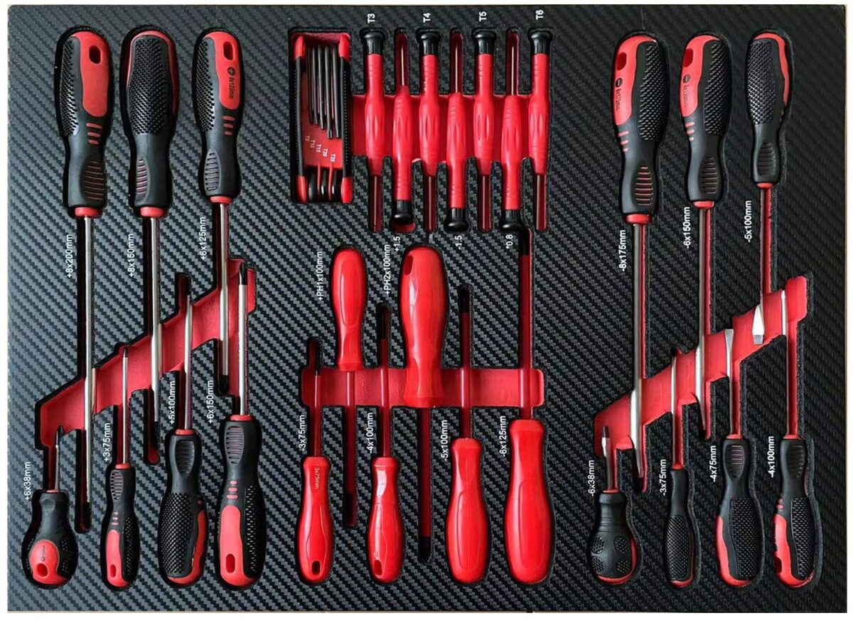 6 Drawer HD Trolley with Tools - Image 6