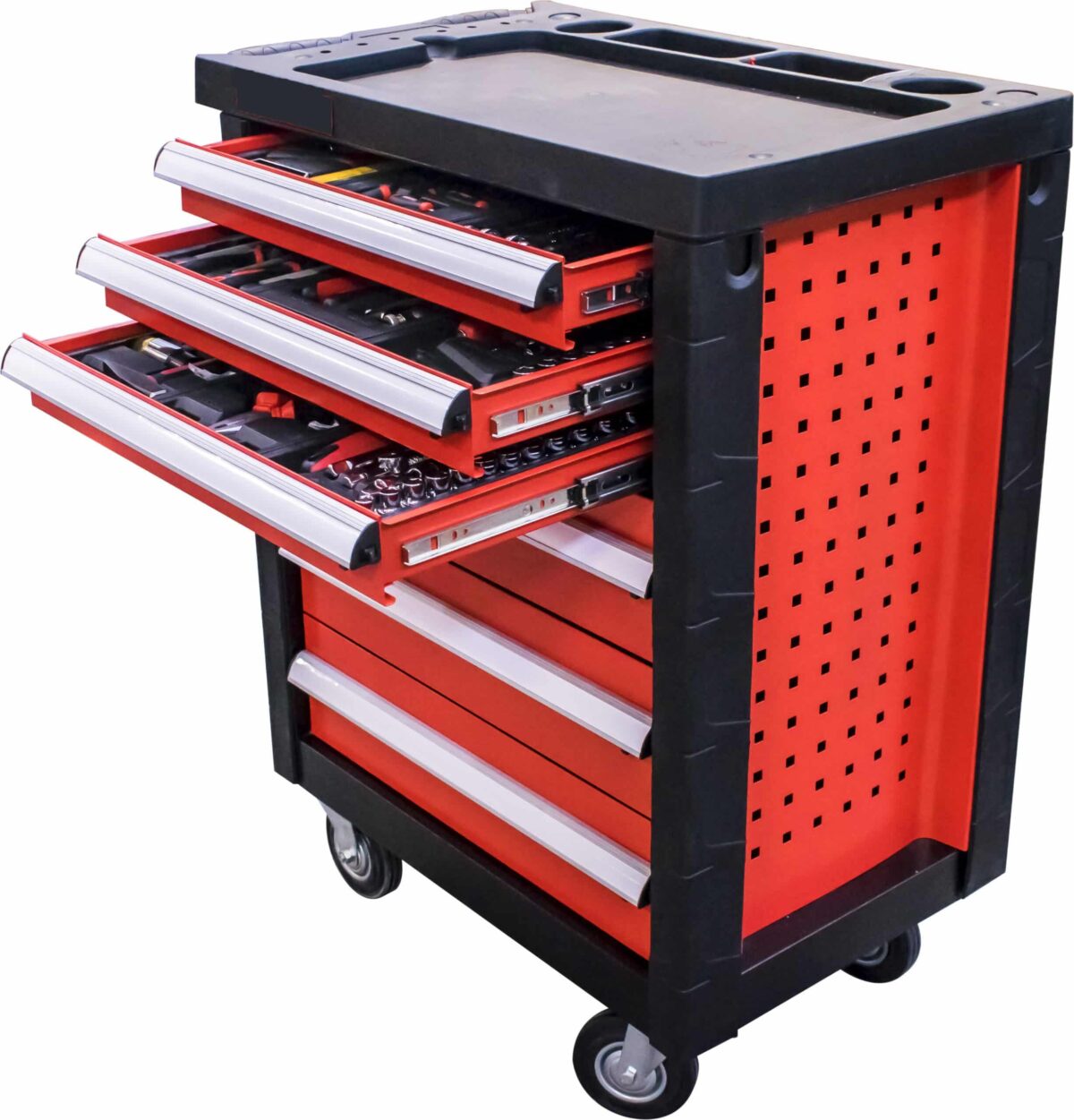 6 Drawer HD Trolley with Tools - Image 2