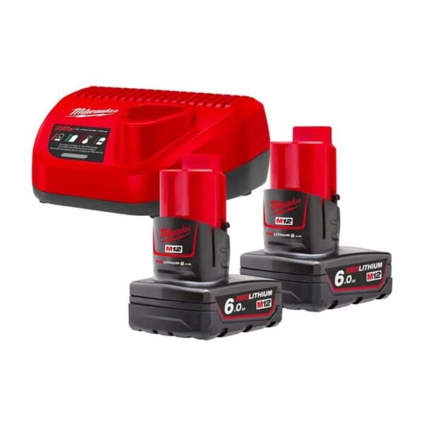 Milwaukee M12 6ah Battery Kit