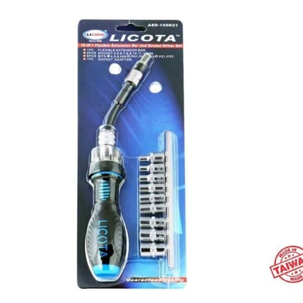 Licota Extension Bit & Socket Set