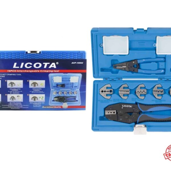 Licota Interchangeable Crimping Toolkit