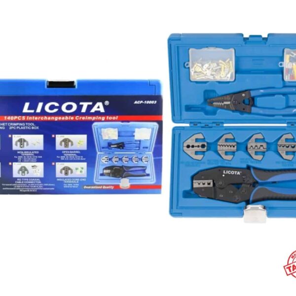 Licota Interchangeable Crimping Toolkit