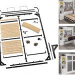 Space-Saving Solution: Rockler Vertical Mount Bed Hardware Kit (10" Mattress Max)