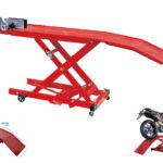 Big Red Motorcycle Lifting Table