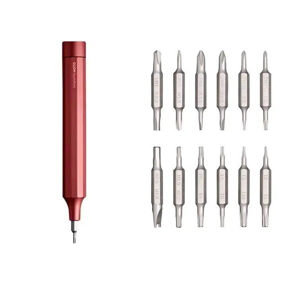 Hoto Precision Screwdriver Set Red