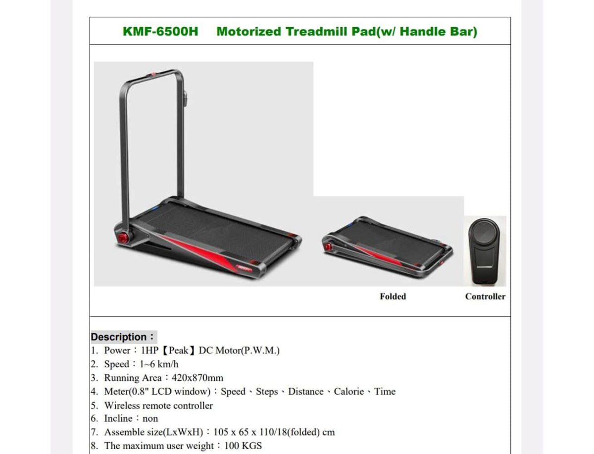 Walk at Home: KMF Walking Pad 6827 - Image 2