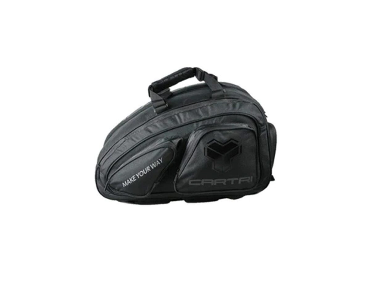 Cartri Frey Black Racket Bag : Durable Padel Protection - Image 3