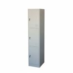 3 doors steel cabinet metal