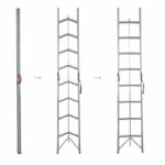 Durable and Portable Collapsible Aluminium Ladder
