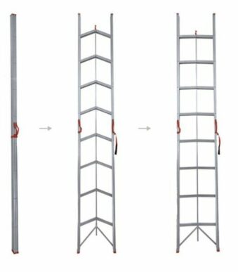 Durable and Portable Collapsible Aluminium Ladder