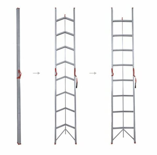 Durable and Portable Collapsible Aluminium Ladder