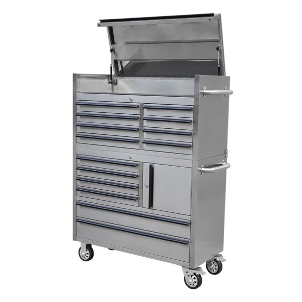 Tasawuk Stainless Steel Tool Chest Trolley: Durable Storage and Mobility for Your Tools