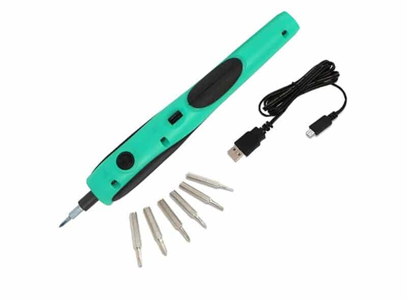 Cordless screwdriver, USB rechargeable