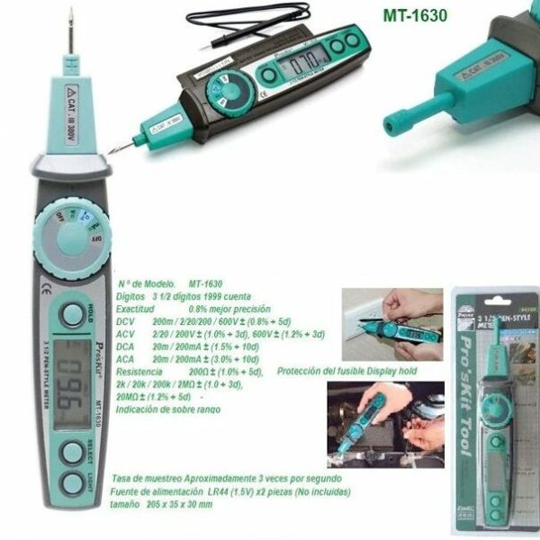 Pro's Kit Pen Style Digital Multimeter